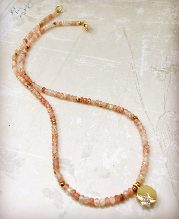 Colier CHOKER Cuart strawberry