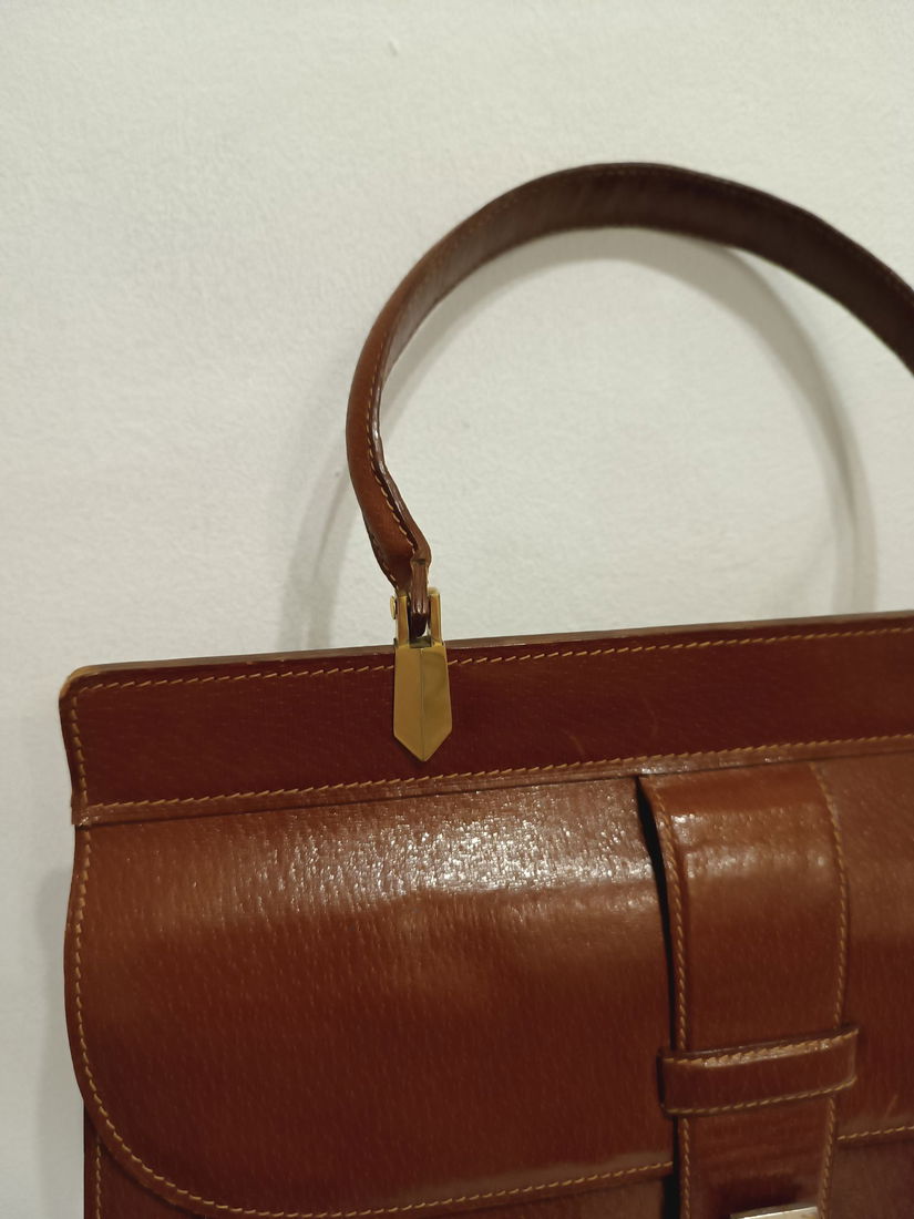 Geanta vintage din piele naturala