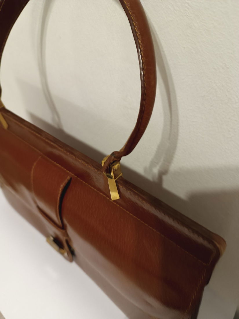 Geanta vintage din piele naturala