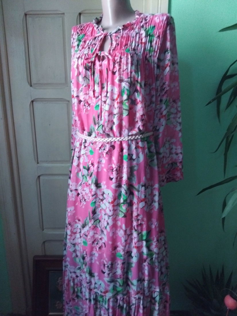 Rochie cu imprimeu flori de mar