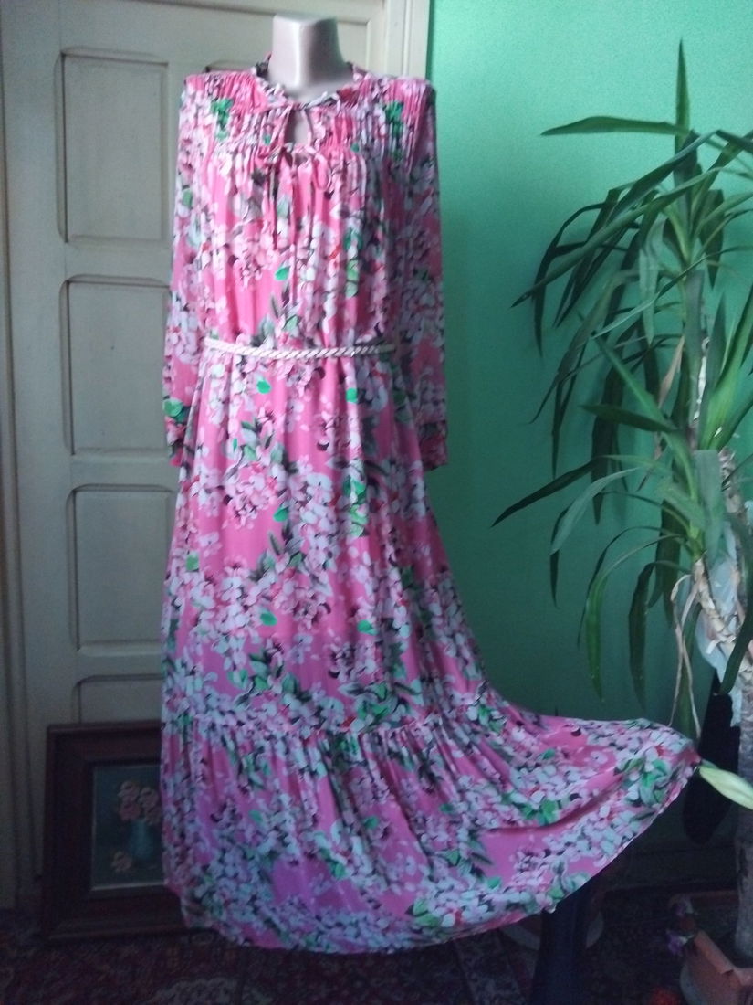 Rochie cu imprimeu flori de mar