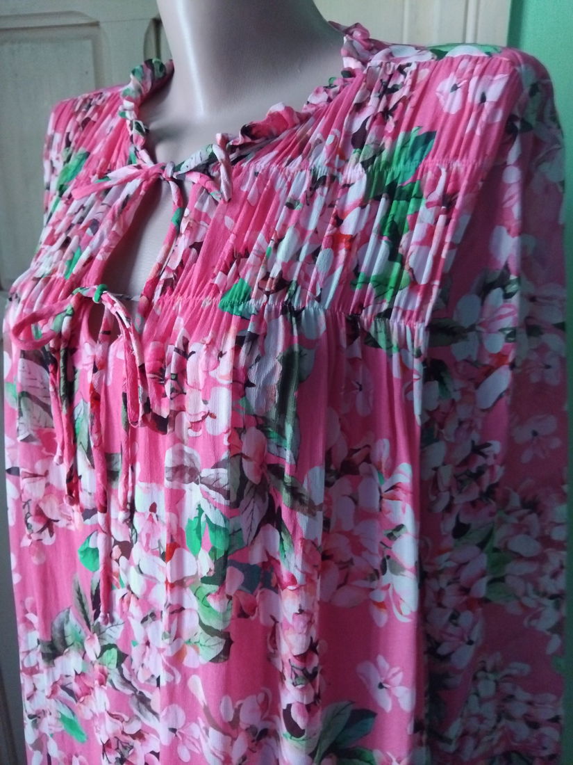 Rochie cu imprimeu flori de mar