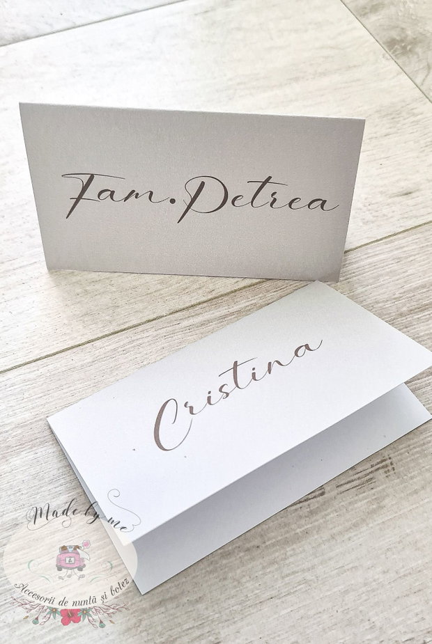 Place card nunta sau botez