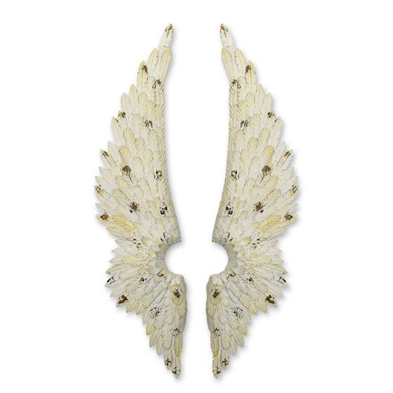 Set doua aripi de inger antik white