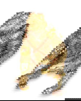 Cimpanzeu-statueta steampunk din rasini