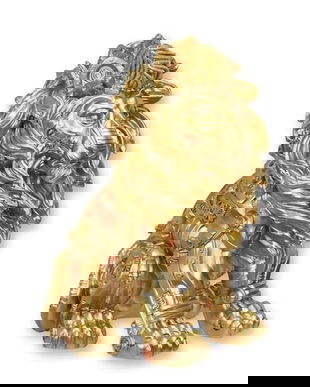 Leu-statueta steampunk din rasini