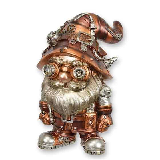 Spiridus-statueta steampunk din rasini