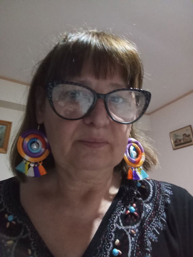 Cercei colorați croșetați