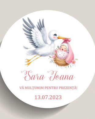 Etichete mărturii botez fetițe Barză