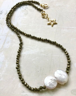Colier CHOKER Pirita & perla Baroc