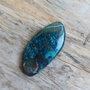 Cabochon azurit in crisocola, 35x17 mm
