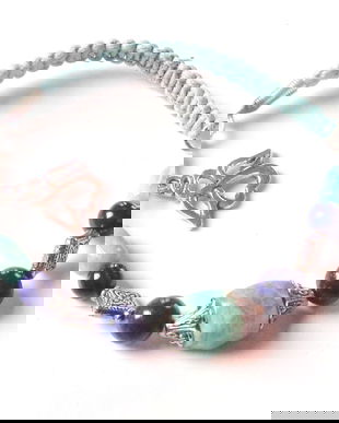 Bratara lapis lazuli si amazonit