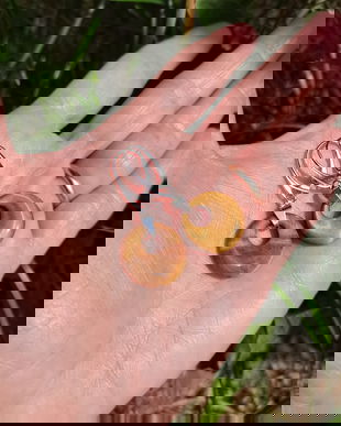 Cercei Ochi de tigru donut si Argint 925 - CE1481 - cercei donut, cercei pietre semipretioase, cercei lungi, cercei ocazie, cristale vindecatoare, cristaloterapie, cadou sotie, cadou romantic