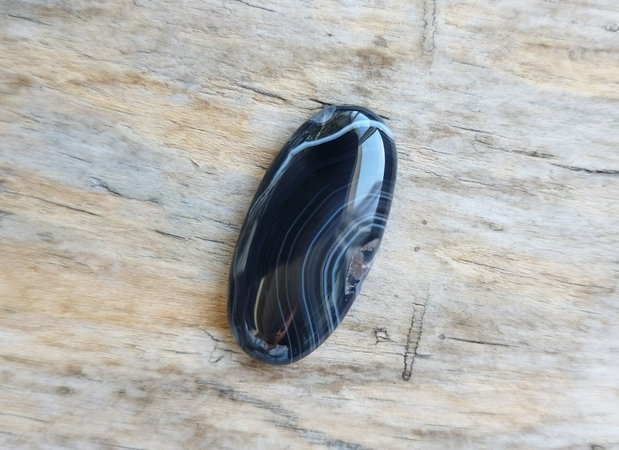 Cabochon agata, 30x15 mm