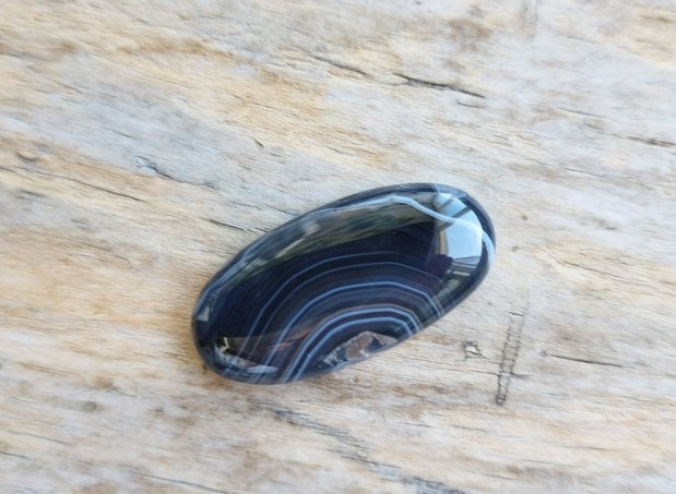 Cabochon agata, 30x15 mm