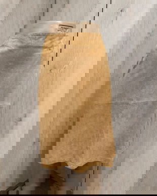 FUSTA STEFANEL PIELE CAPRIOARA MARIME 38 ITALIA TALIE 70 CM