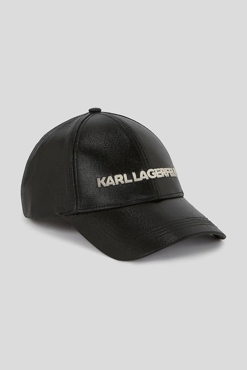 Karl Lagerfeld șapcă culoarea negru, cu imprimeu, A3W33140