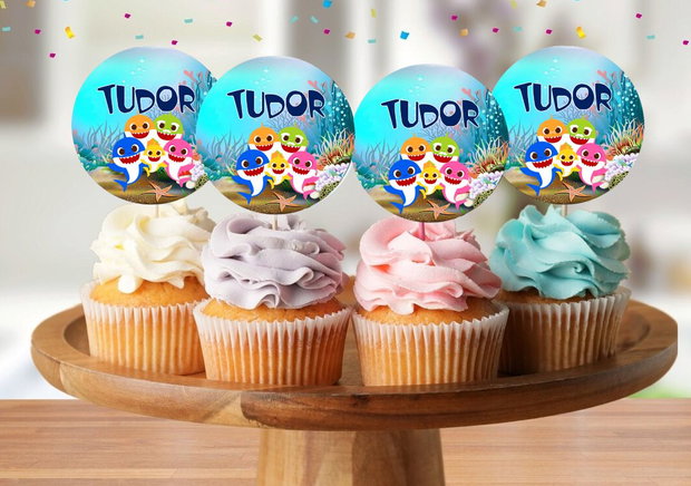 Toppere Baby shark personalizate