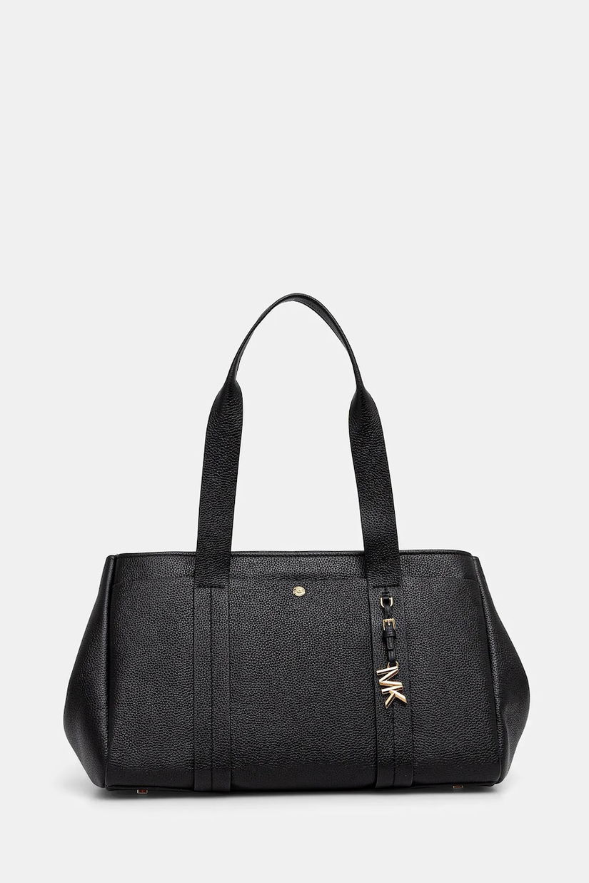 MICHAEL Michael Kors geantă de piele ROMEE culoarea negru, 30T5G1ZT7L