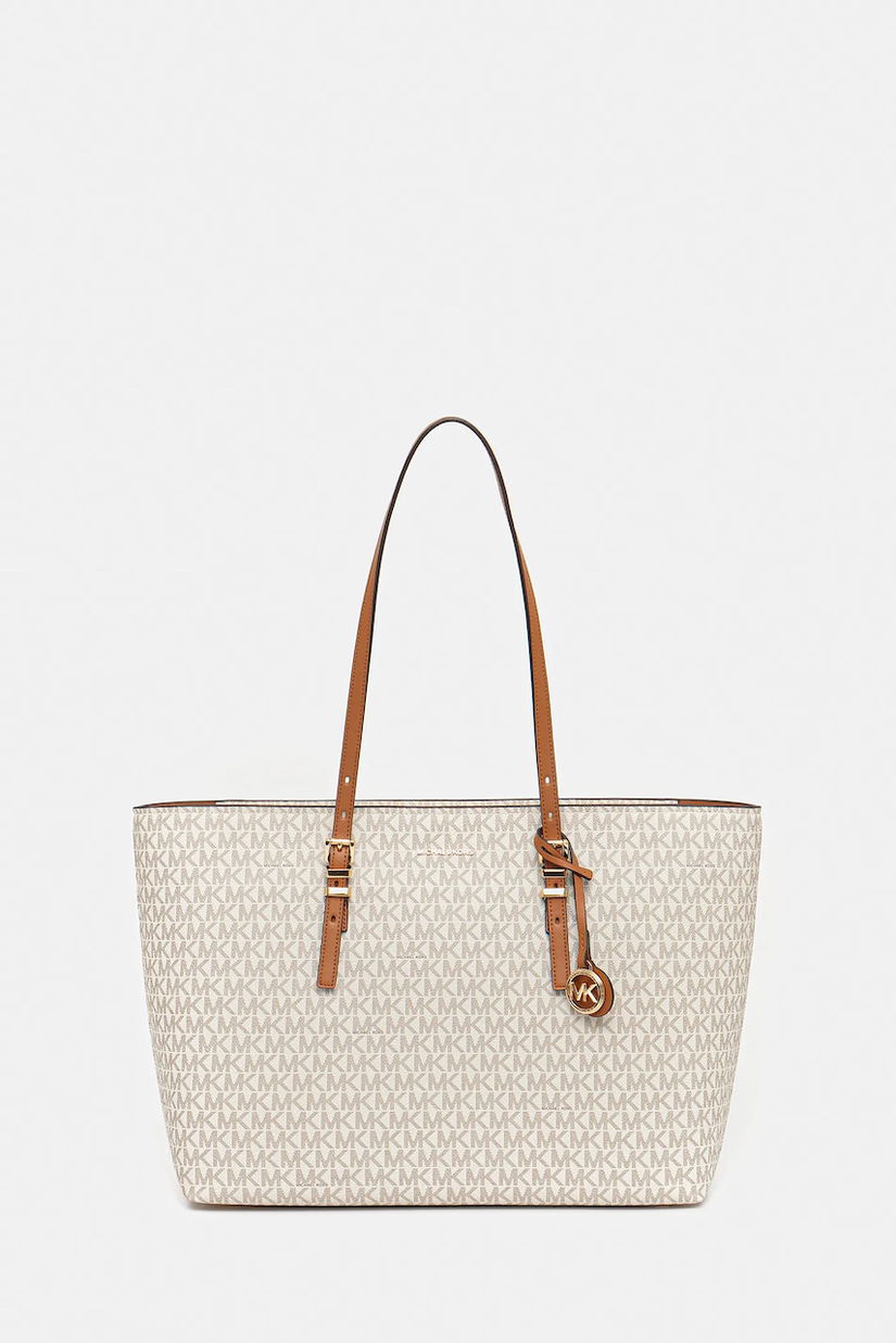 MICHAEL Michael Kors geantă QUINN culoarea bej, 30T5GQNT9B