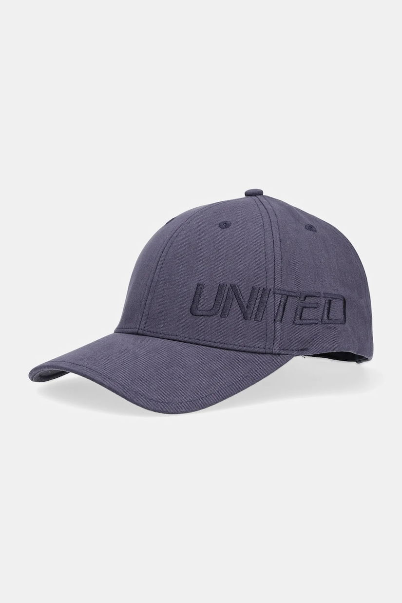 United Colors of Benetton șapcă de baseball din bumbac culoarea bleumarin, uni, 6NFPUA01C