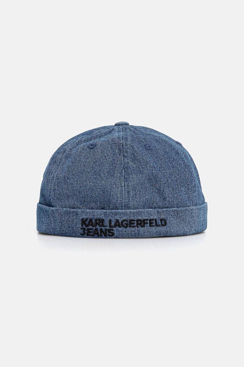 Karl Lagerfeld Jeans șapcă de bumbac pentru copii bumbac, din tesatura uni, A3M33108