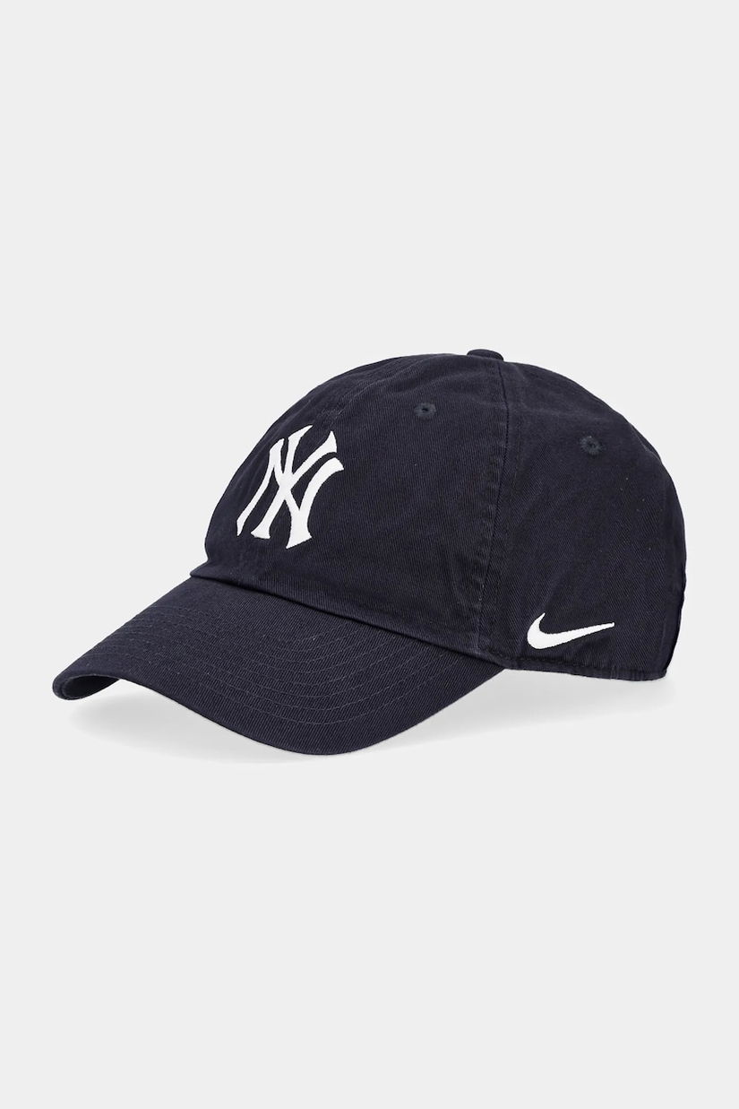 Nike șapcă de baseball din bumbac New York Yankees culoarea bleumarin, cu imprimeu, NB01.4FA.NK.BEK