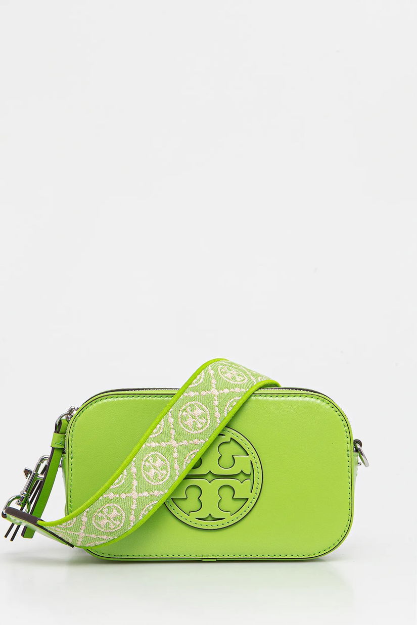 Tory Burch geantă de piele Miller culoarea verde, 169154-300