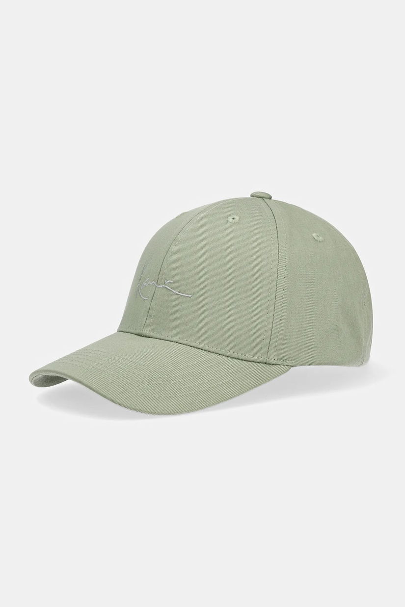 Karl Kani șapcă de baseball din bumbac culoarea verde, cu imprimeu, PD00005192