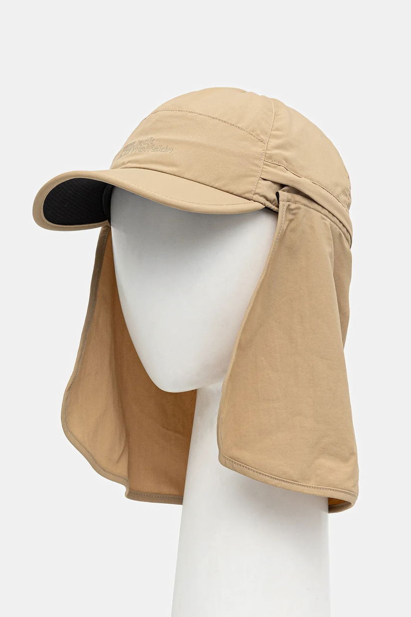 Jack Wolfskin șapcă Canyon culoarea verde, uni, A63649