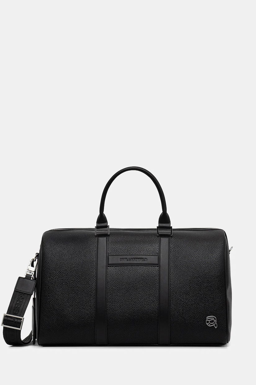 Karl Lagerfeld geantă de călătorie K/ICON culoarea negru, A3M30169