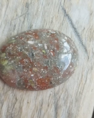 Cabochon jasp riolit, 40x30 mm