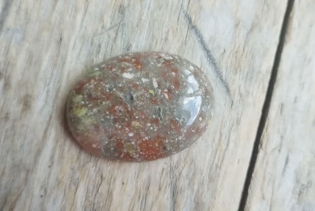 Cabochon jasp riolit, 40x30 mm
