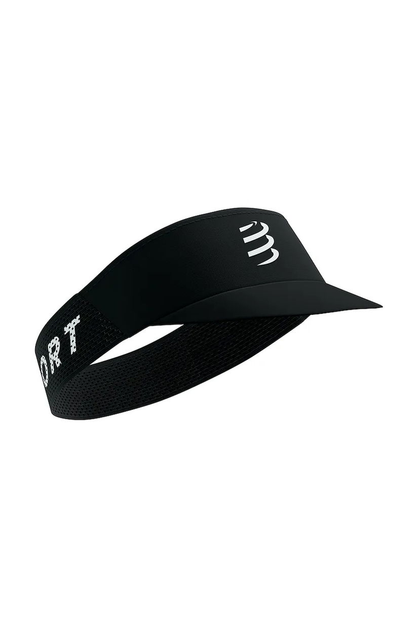 Compressport șapcă cozoroc Pro Racing Visor culoarea negru, uni, XHWU699