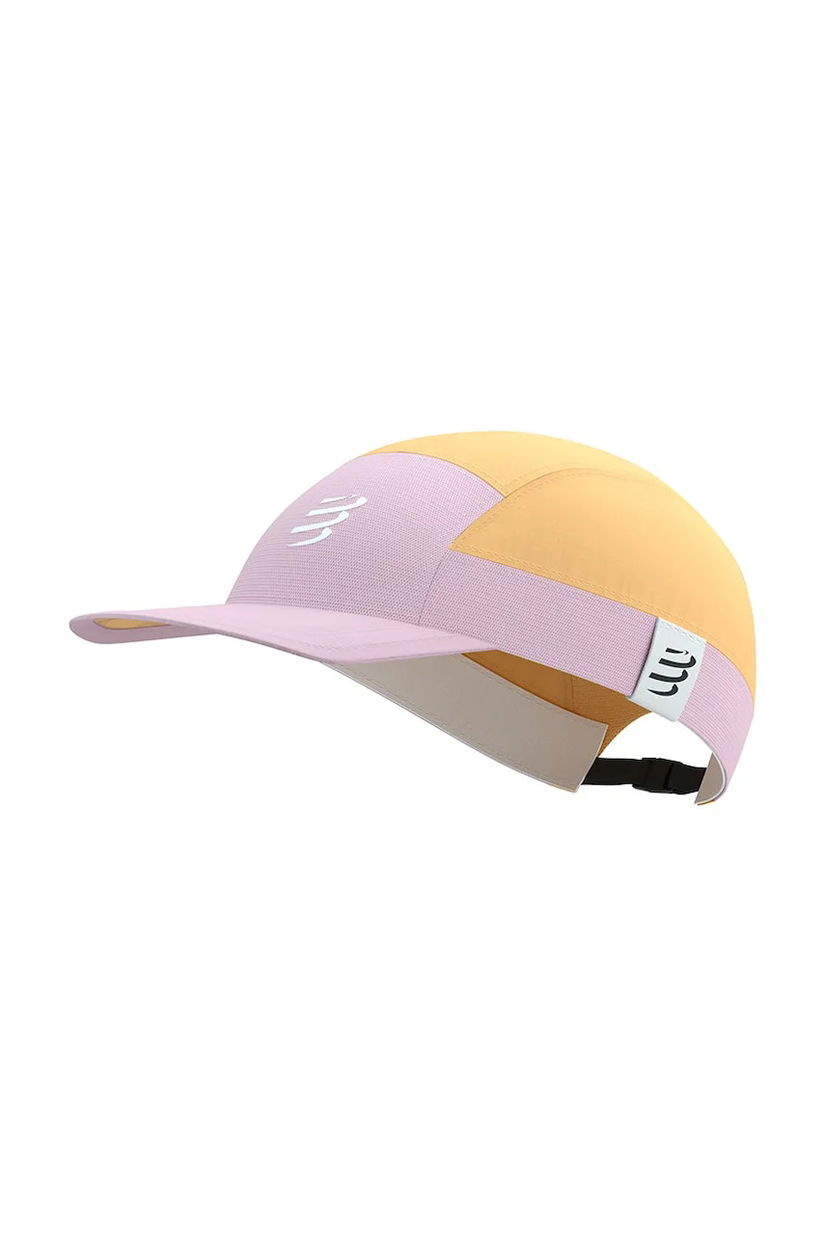 Compressport șapcă 5 Panel Light culoarea roz, uni, XHWU7924