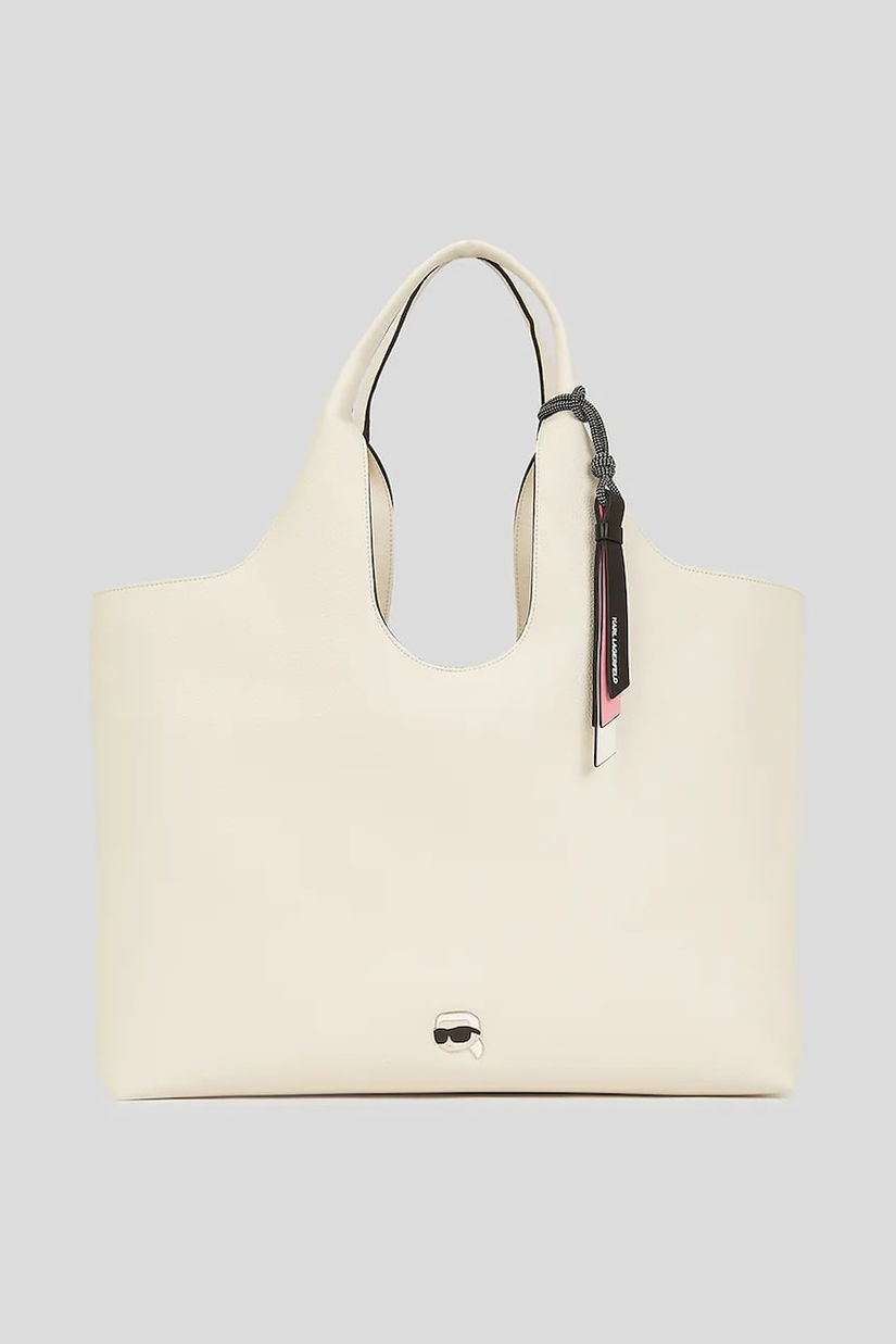 Karl Lagerfeld geantă culoarea alb, A3W30096
