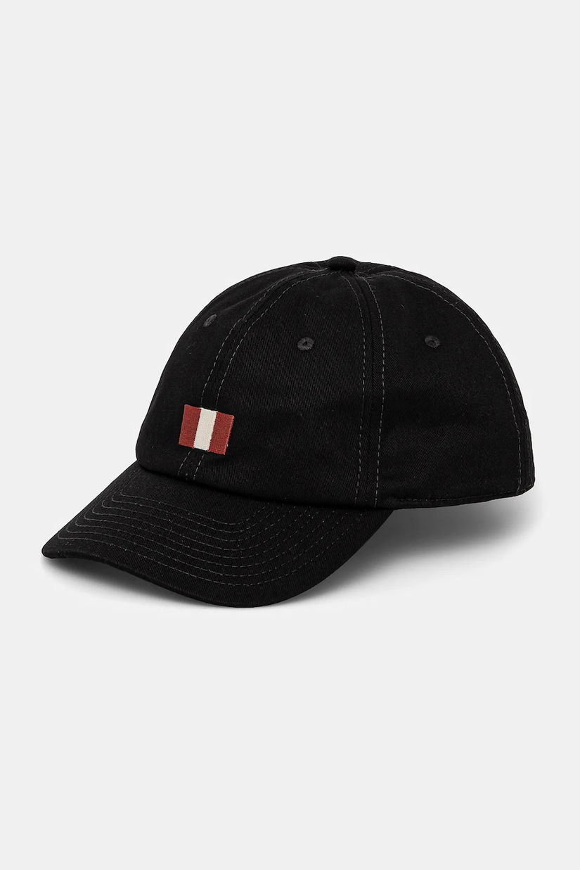 Bally șapcă de baseball din bumbac bărbați, culoarea negru, cu imprimeu, MHA02Q