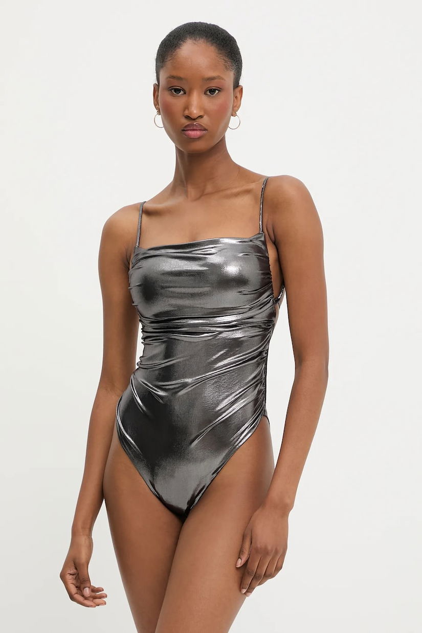 Answear Lab costum de baie culoarea negru, cupa usor rigidizata