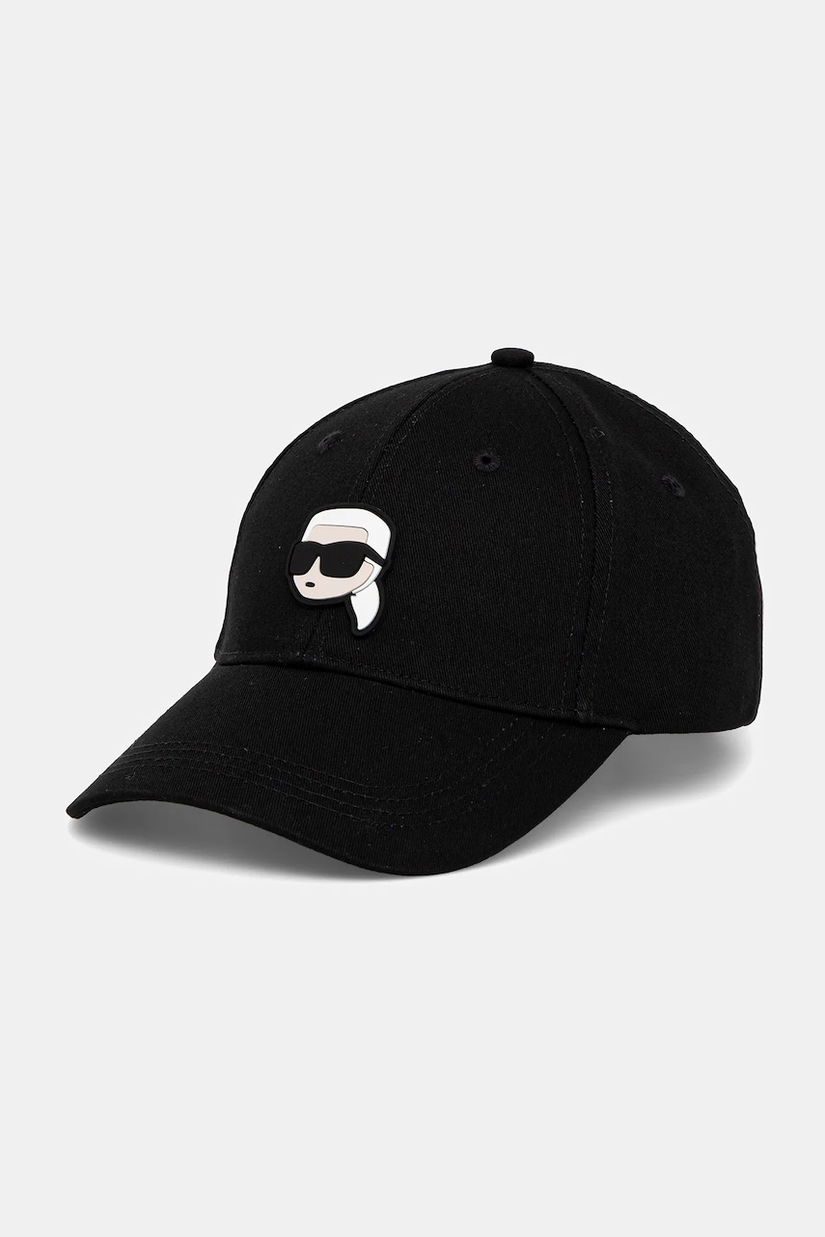 Karl Lagerfeld șapcă de baseball din bumbac culoarea roșu, cu imprimeu, A1W33037
