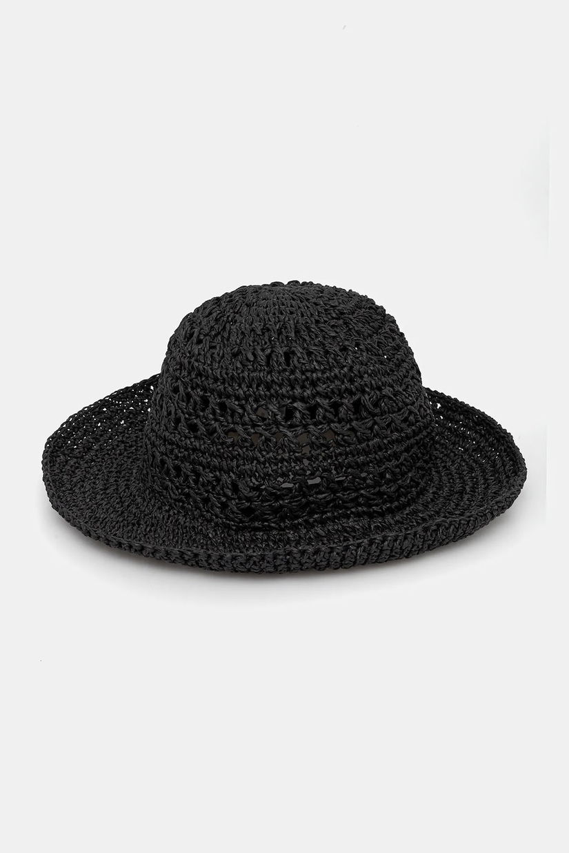 Sisley pălărie culoarea negru, 6QDEWA014