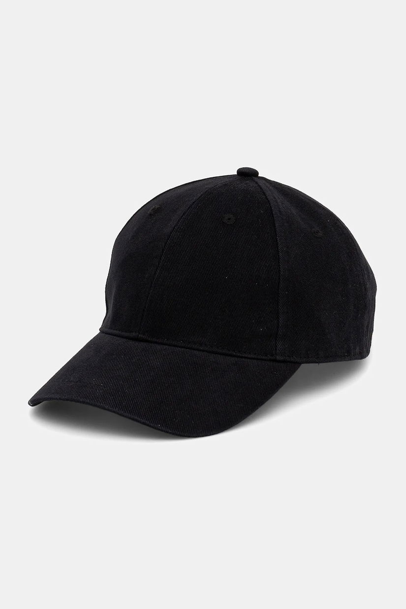 Filippa K șapcă de baseball din bumbac culoarea negru, neted, 31419.FK