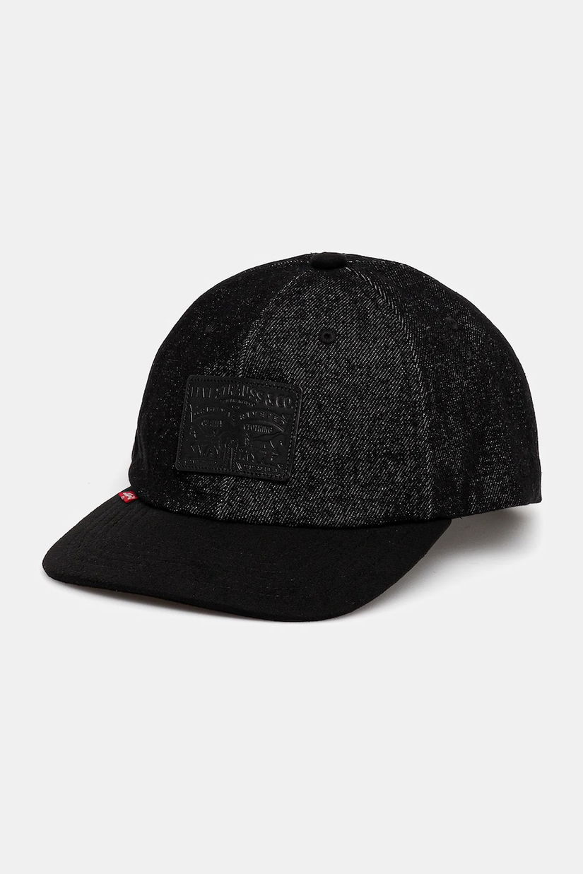 Levi's șapcă culoarea negru, cu imprimeu, 000A9-0012