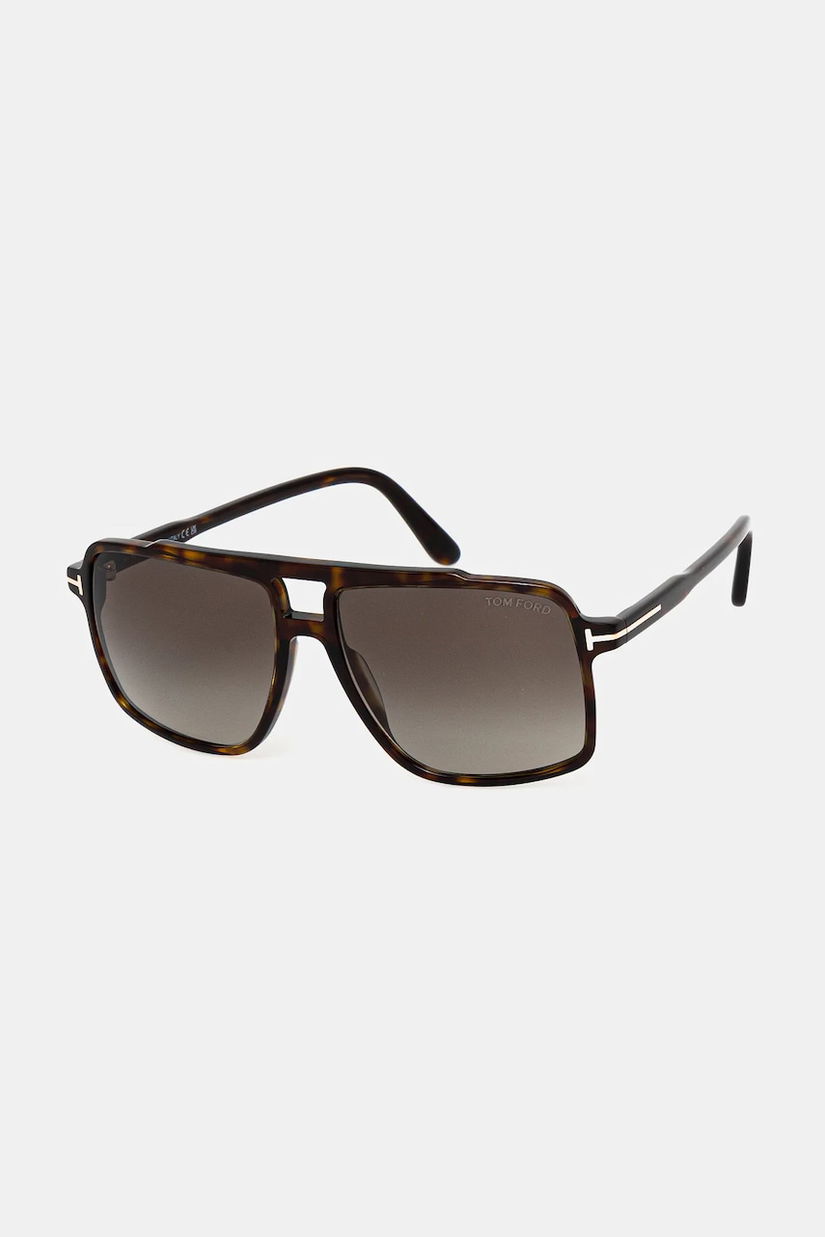 Tom Ford ochelari de soare Kemp culoarea maro, FT1177_5952B