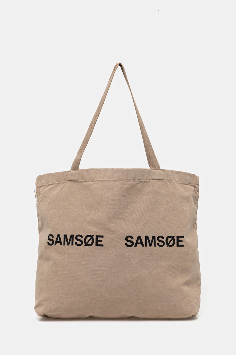 Samsoe Samsoe geantă FRINKA culoarea bej, F20300113