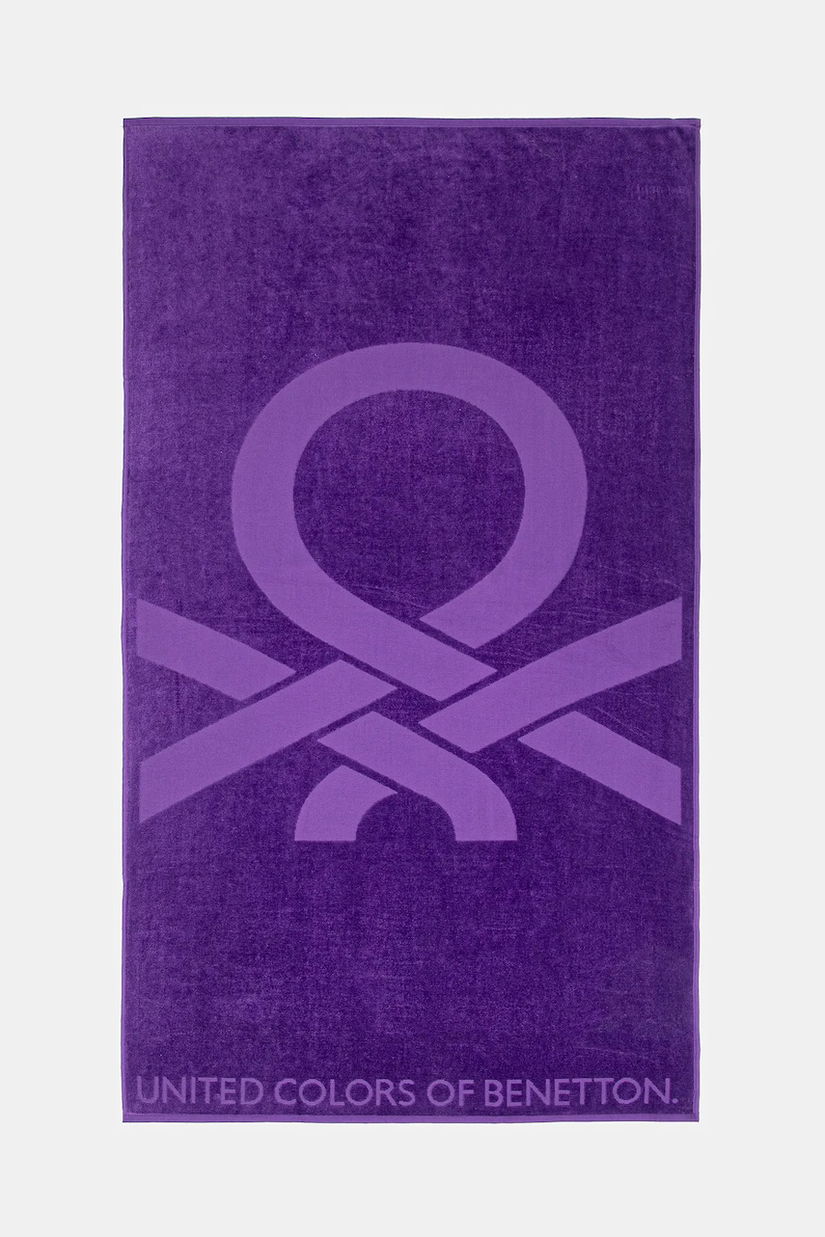 United Colors of Benetton prosop din bumbac culoarea violet, 6H832801A