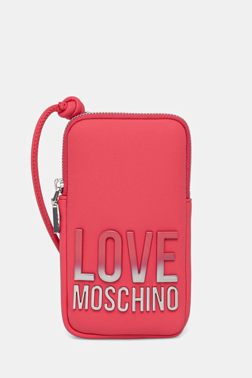 Love Moschino carcasă de telefon culoarea roz, JC5729PP0MKD0615