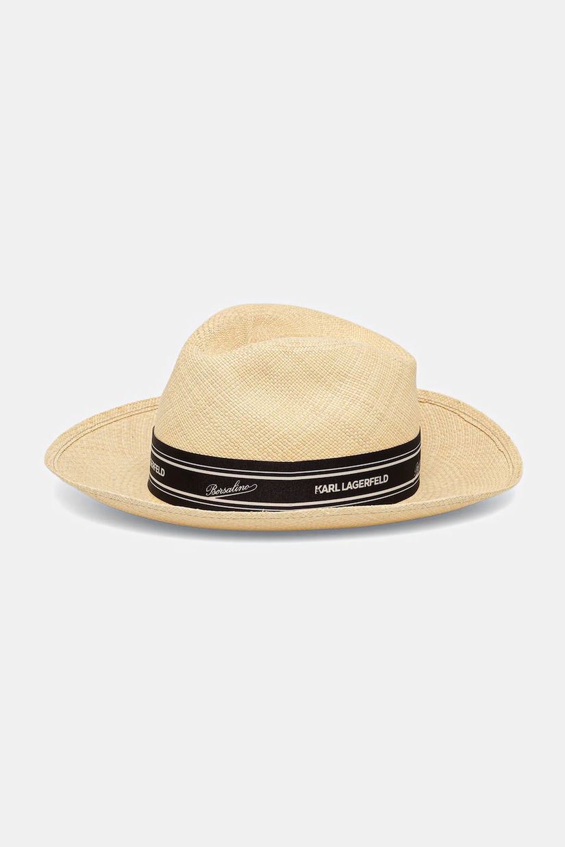 Karl Lagerfeld pălărie culoarea bej, KL000176