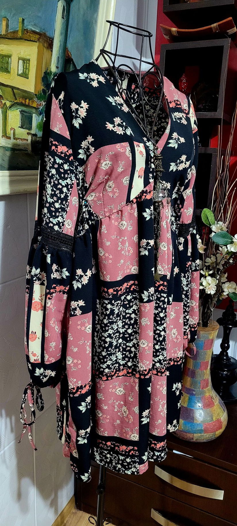 Rochie dublu voal mărime 44
