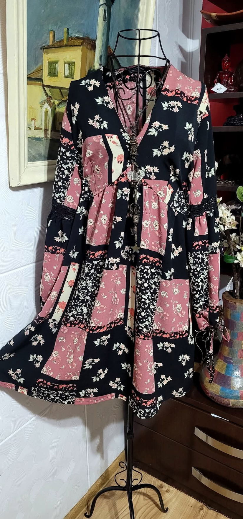 Rochie dublu voal mărime 44