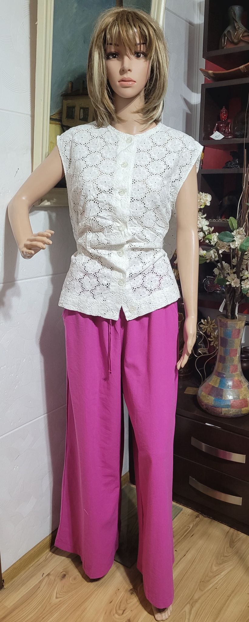 Pantalon modern din bumbac 42-46